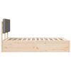 vidaXL Cadre de lit avec t&ecirc;te de lit rembourr&eacute;e Gris clair