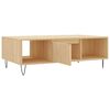 vidaXL Table basse ch&ecirc;ne sonoma 104x60x35 cm bois d'ing&eacute;nierie