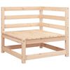 vidaXL Salon de jardin 2 pcs avec coussins Bois de pin massif