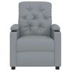 vidaXL Fauteuil inclinable Gris clair Tissu