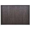 Tapis de bain Bambou 60x90 cm Marron foncé