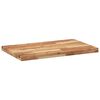 vidaXL Dessus de table rectangulaire 100x50x4 cm bois massif d'acacia
