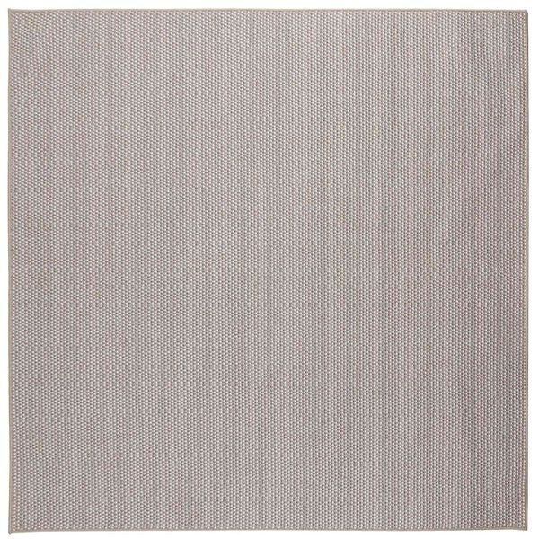 vidaXL Tapis de surface LUGO Cr&egrave;me et Taupe 200 x 200 cm Polyester