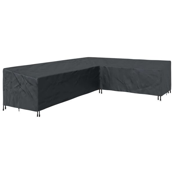 vidaXL Housse pour meubles Noir 355 x 275 x 80 cm Tissu Oxford 210D