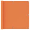 vidaXL &Eacute;cran de balcon Orange 90x300 cm Tissu Oxford