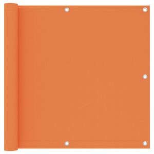 vidaXL &Eacute;cran de balcon Orange 90x300 cm Tissu Oxford