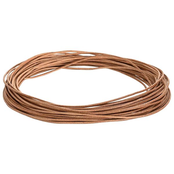 vidaXL Corde en Cuir Marron &Oslash;1 mm x 5 m Cuir