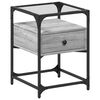 vidaXL Tables de chevet 2 pcs sonoma gris 40x40x55 cm bois ing&eacute;nierie