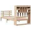 vidaXL Lit biblioth&egrave;que sans matelas 90x200 cm bois de pin massif