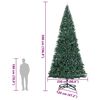 vidaXL Arbre de No&euml;l artificiel pr&eacute;-&eacute;clair&eacute; avec ensemble de boules