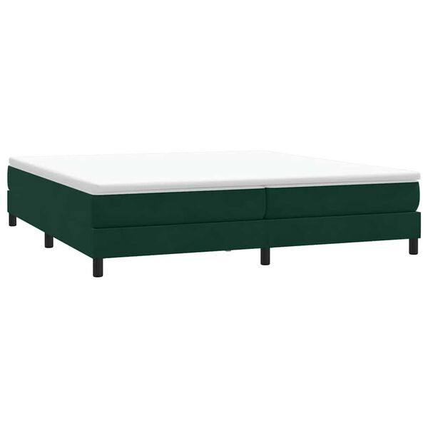 vidaXL Sommier &agrave; lattes de lit sans matelas vert fonc&eacute; 200x210cm