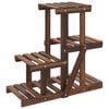 vidaXL Support &agrave; fleurs 58x25x51 cm bois massif de sapin