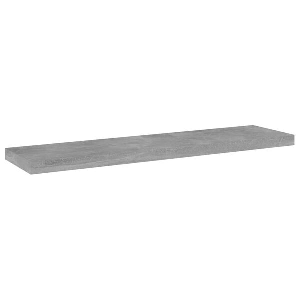 vidaXL Panneaux de biblioth&egrave;que 8 pcs Gris b&eacute;ton 40x10x1,5cm Agglom&eacute;r&eacute;