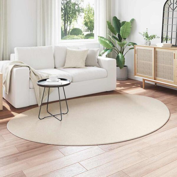 vidaXL Tapis de surface HUARTE Beige 160 x 230 cm Polyester