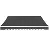 vidaXL Auvent pliable manuel 500 cm Anthracite