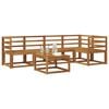 vidaXL Ensemble de canap&eacute;s d'ext&eacute;rieur 6 pcs Gris Naturel et Clair