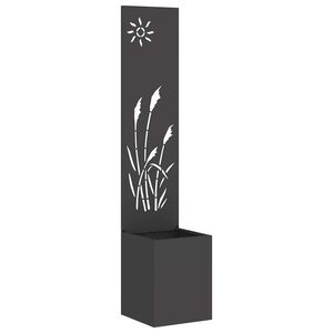 vidaXL &Eacute;cran de confidentialit&eacute; de jardin Fretwork Noir 32 x 150 cm