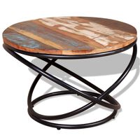 vidaXL Table basse Bois de r&eacute;cup&eacute;ration massif 60 x 60 x 40 cm
