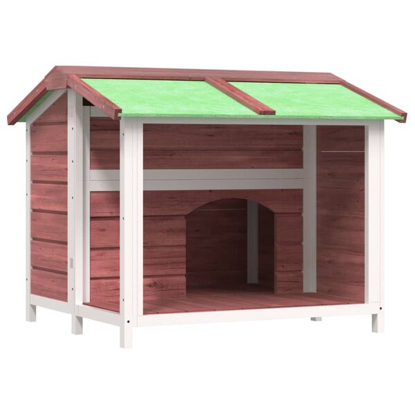 vidaXL Chenil moka 96x87x80,5 cm bois de pin solide