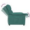 vidaXL Fauteuil inclinable Vert fonc&eacute; Tissu