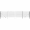 vidaXL Cl&ocirc;ture en treillis m&eacute;tallique anthracite 1,4x10 m