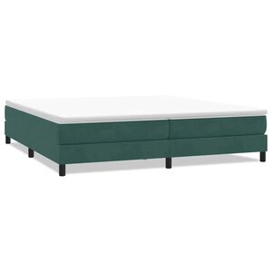 vidaXL Sommier à lattes de lit sans matelas vert foncé 200x220 cm