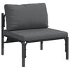 vidaXL Mobilier de jardin Anthracite 80 x 80 x 71 cm Acier
