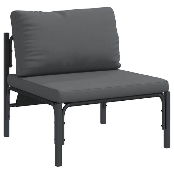 vidaXL Mobilier de jardin Anthracite 80 x 80 x 71 cm Acier