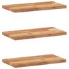vidaXL &Eacute;tag&egrave;res flottantes 3 pcs 60x20x2 cm acacia massif &agrave; l'huile