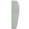 vidaXL Oreille de t&ecirc;te de lit Gris clair 80 x 23 x 6 cm Velours