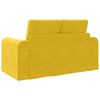 vidaXL Canap&eacute;-Lit 60cm Jaune Velours