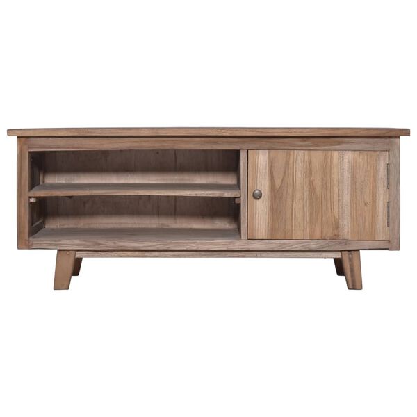 vidaXL Meuble TV 100x30x40 cm Bois de teck solide