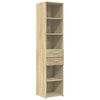 vidaXL Armoire de rangement mince ch&ecirc;ne sonoma 40x42,5x225 cm