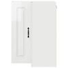 vidaXL Armoire de cuisine Kalmar Blanc brillant 57 x 57 x 80 cm
