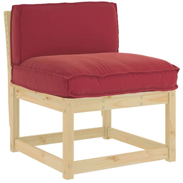 vidaXL Coussin Bordeaux 80 x 40 x 12 cm Tissu Oxford