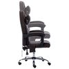 vidaXL Chaise de bureau de massage Marron Similicuir