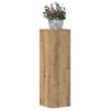 vidaXL Supports pour plantes 2 pcs ch&ecirc;ne artisanal bois d'ing&eacute;nierie