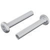 vidaXL Vis de verrou Uni 2 pcs Argent&eacute; M6 x 35 mm Acier