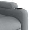vidaXL Fauteuil inclinable Gris clair Tissu