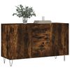 vidaXL Buffet ch&ecirc;ne fum&eacute; 100x36x60 cm bois d'ing&eacute;nierie