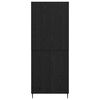 vidaXL Haut Armoire Ch&ecirc;ne noir 69,5 x 34 x 180 cm