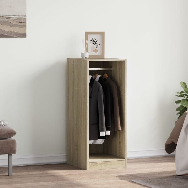 vidaXL Garde-robe ch&ecirc;ne sonoma 48x41x102 cm bois d'ing&eacute;nierie
