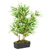 vidaXL Bambou artificiel 500 feuilles 80 cm vert
