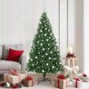 vidaXL Sapin de No&euml;l artificiel Vert 180 cm PVC, Acier et Plastique