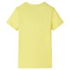 T-shirt pour enfants jaune 104