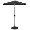 vidaXL Parasol de jardin avec lumi&egrave;res LED et base 230 x 230 cm