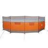 vidaXL Brise-vent de camping gris et orange 510x153 cm imperméable