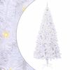 vidaXL Sapin de No&euml;l artificiel avec 300 LED Blanc 240 cm PVC et Acier