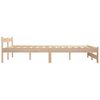 vidaXL Cadre de lit sans matelas bois de pin massif 120x200 cm