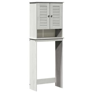 vidaXL Armoire de toilette avec &eacute;tag&egrave;re VIGO Blanc et Blanc Antique
